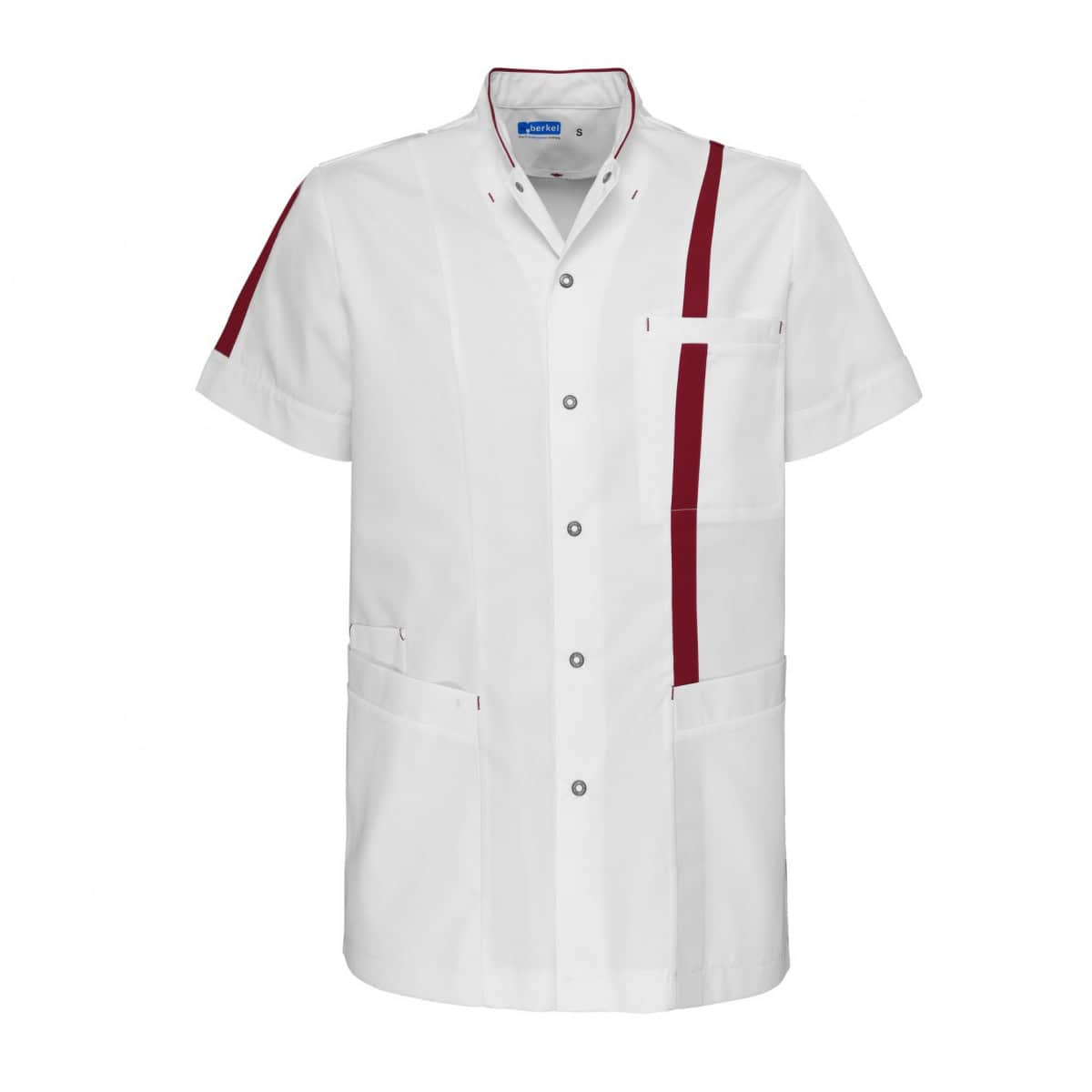 LEX Medische Vest Heren Wit/Rood