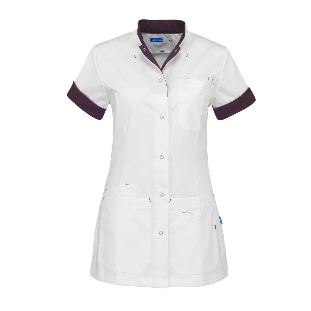 LIVIA Medische Vest Dames Wit/Paars