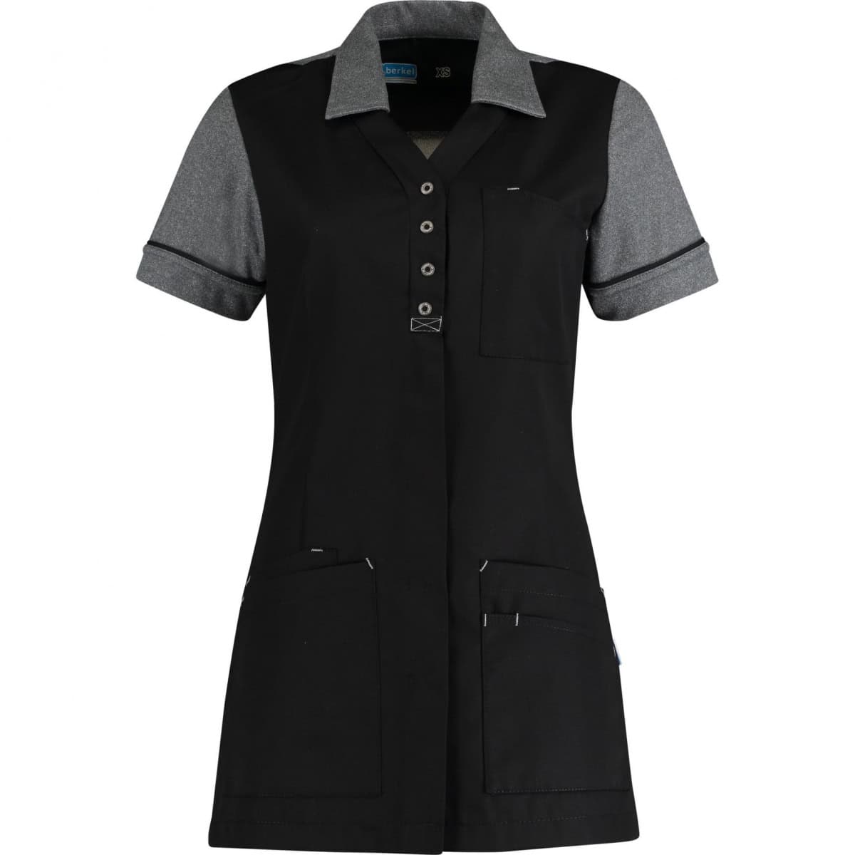 CARMEN Medische Vest Dames Zwart/Zwart melée