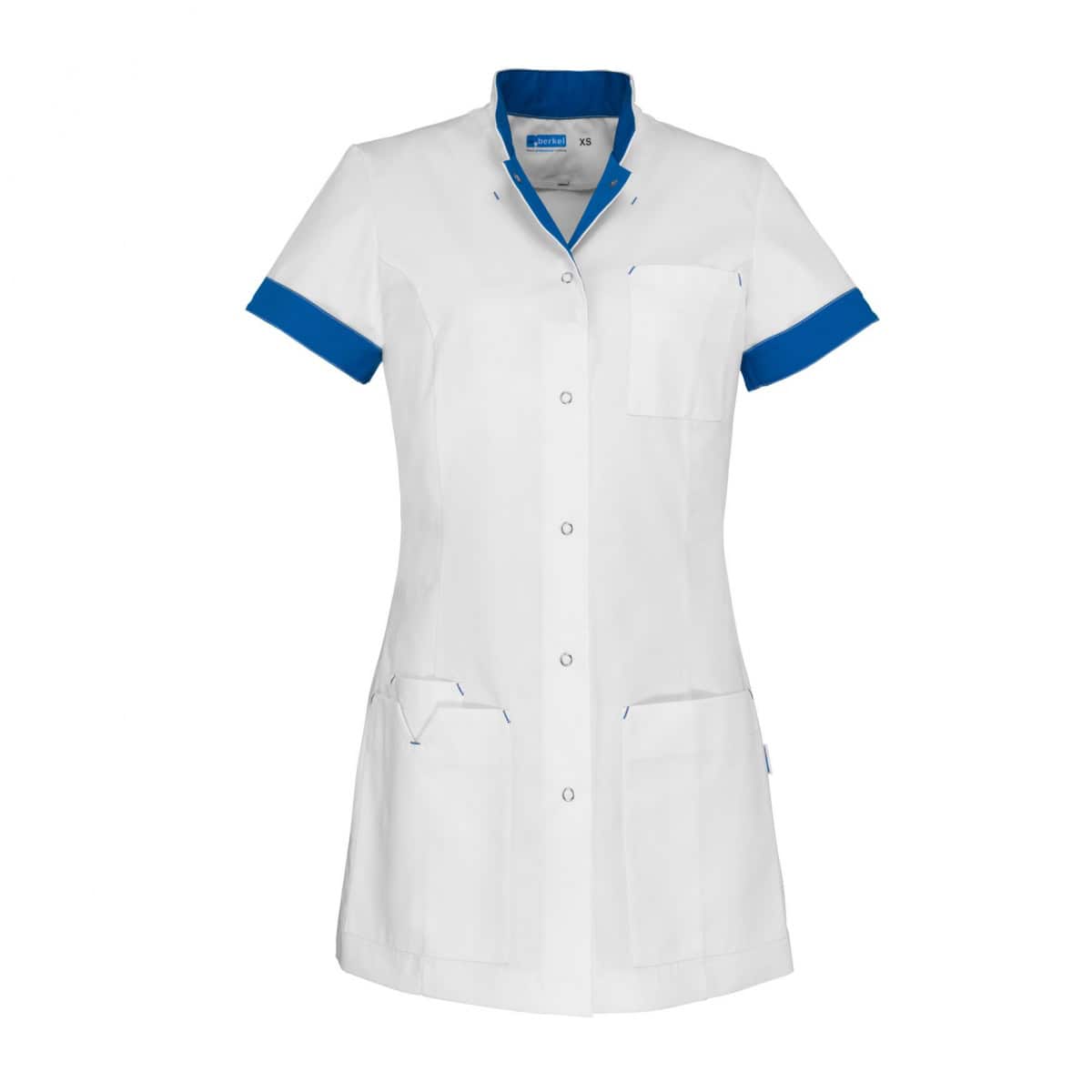 JILL Medische Vest Dames Wit/Blauw