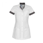 JILL Medische Vest Dames Wit/Taupe