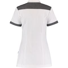 ETLIEN Medische Vest Dames Wit/Zwart melée