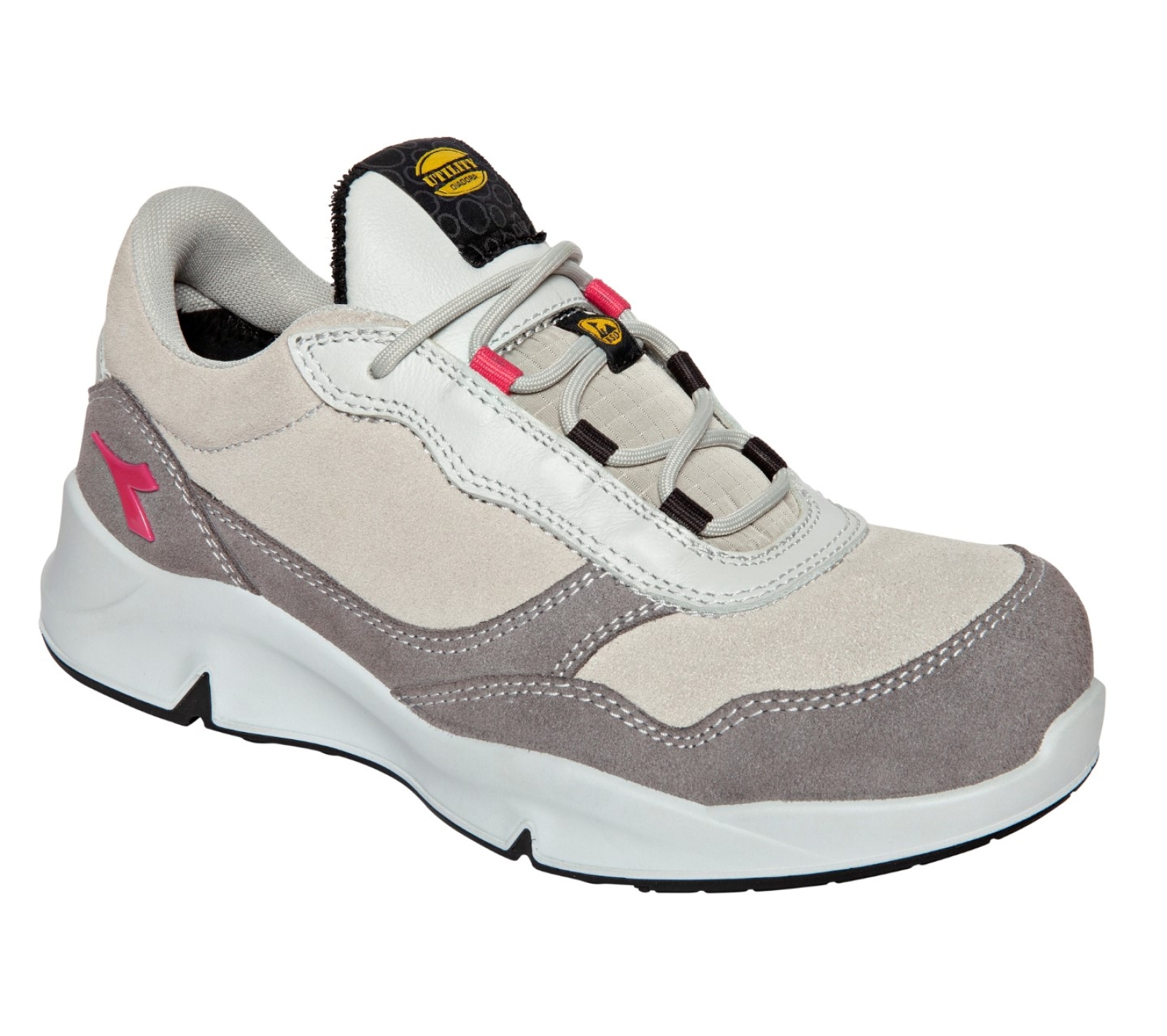 ATHENA LOW S3L FO SR ESD Gray Violet/Raspberry