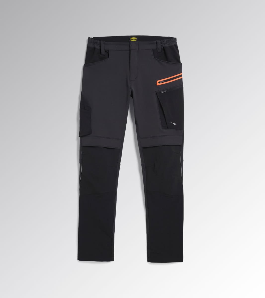 HYBRID PERFORMANCE Full Stretch Werkbroek Blue denim/Oranje