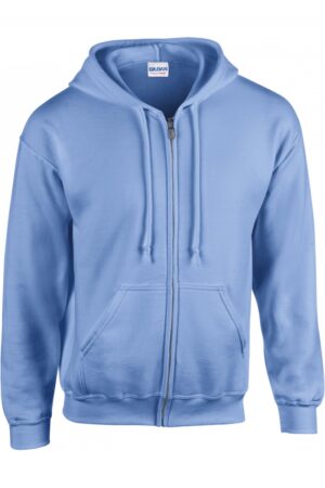 GI18600 Heavy Blend Adult Full Zip Hooded Sweatshirt Carolina Blue