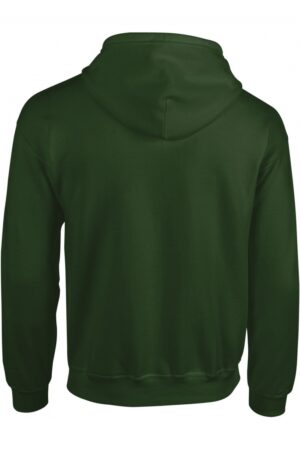 GI18600 Heavy Blend Adult Full Zip Hooded Sweatshirt Forest Green