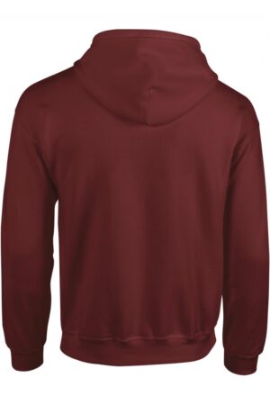 GI18600 Heavy Blend Adult Full Zip Hooded Sweatshirt Maroon