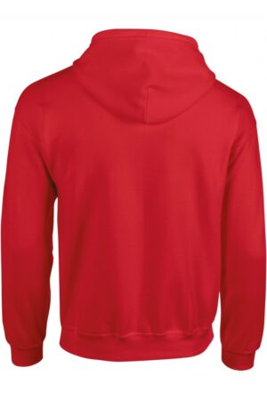 GI18600 Heavy Blend Adult Full Zip Hooded Sweatshirt Rood