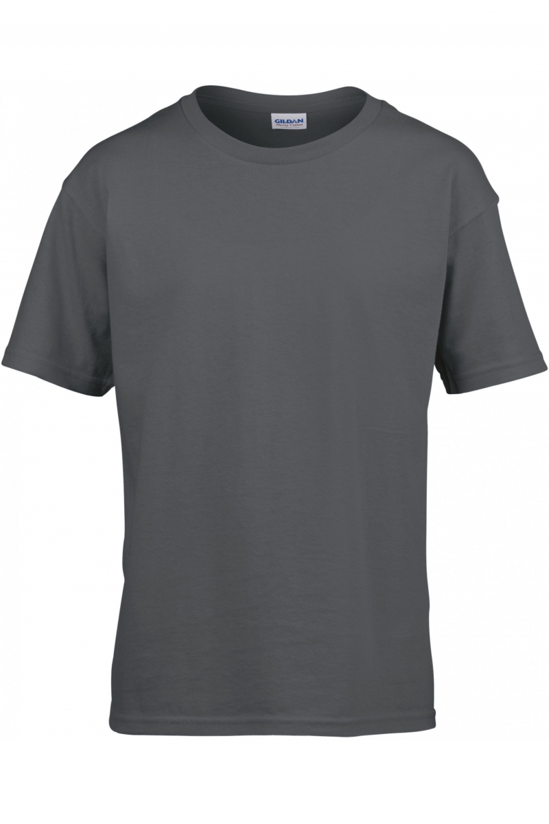 GI6400B Softstyle Euro Fit Youth T-shirt Charcoal