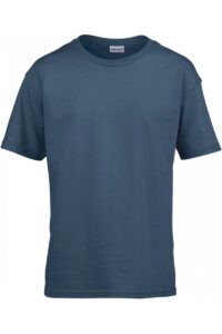 GI6400B Softstyle Euro Fit Youth T-shirt Indigo Blue