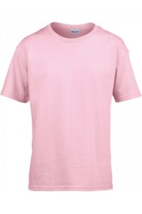 GI6400B Softstyle Euro Fit Youth T-shirt Light Pink