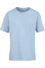GI6400B Softstyle Euro Fit Youth T-shirt Light Blue