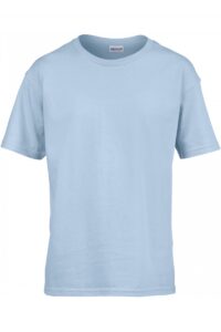 GI6400B Softstyle Euro Fit Youth T-shirt Light Blue