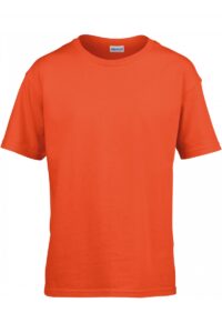 GI6400B Softstyle Euro Fit Youth T-shirt Oranje