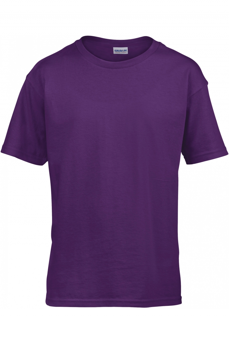 GI6400B Softstyle Euro Fit Youth T-shirt Purple