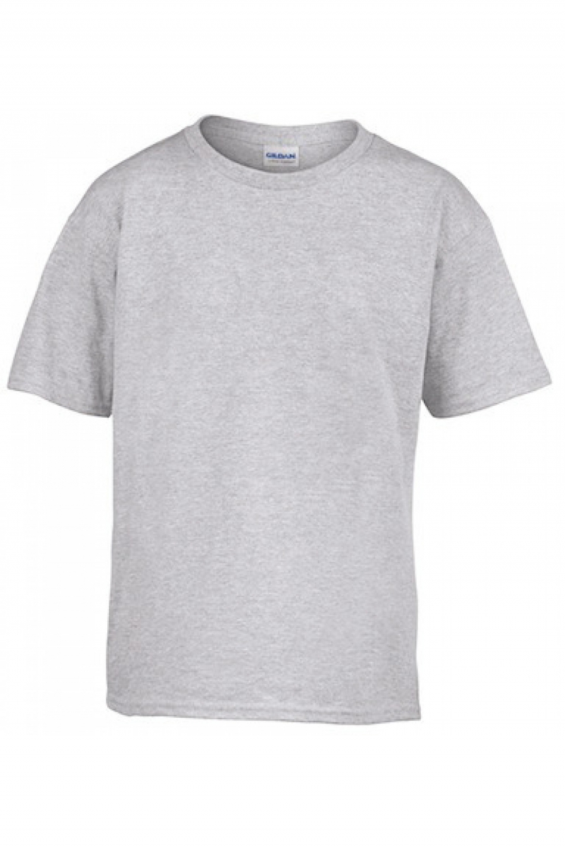 GI6400B Softstyle Euro Fit Youth T-shirt RS Sport Grey