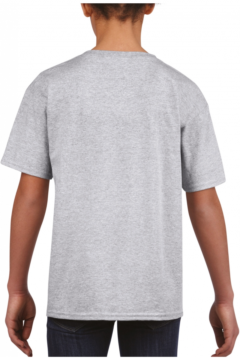 GI6400B Softstyle Euro Fit Youth T-shirt RS Sport Grey