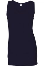 GI64200L Softstyle® Fitted Ladies' Tank Top Navy