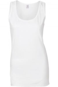 GI64200L Softstyle® Fitted Ladies' Tank Top Wit