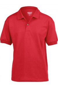 GI8800B Dryblend Classic Fit Youth Jersey Polo Rood