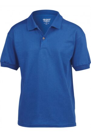 GI8800B Dryblend Classic Fit Youth Jersey Polo Royal Blue