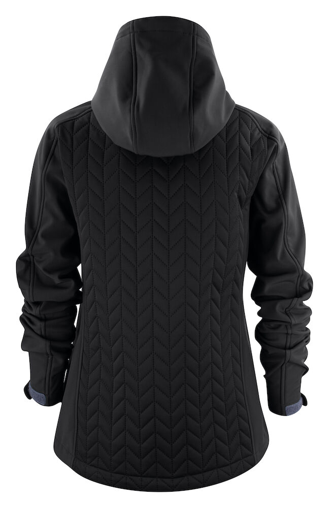 Myers Dames Softshell Black