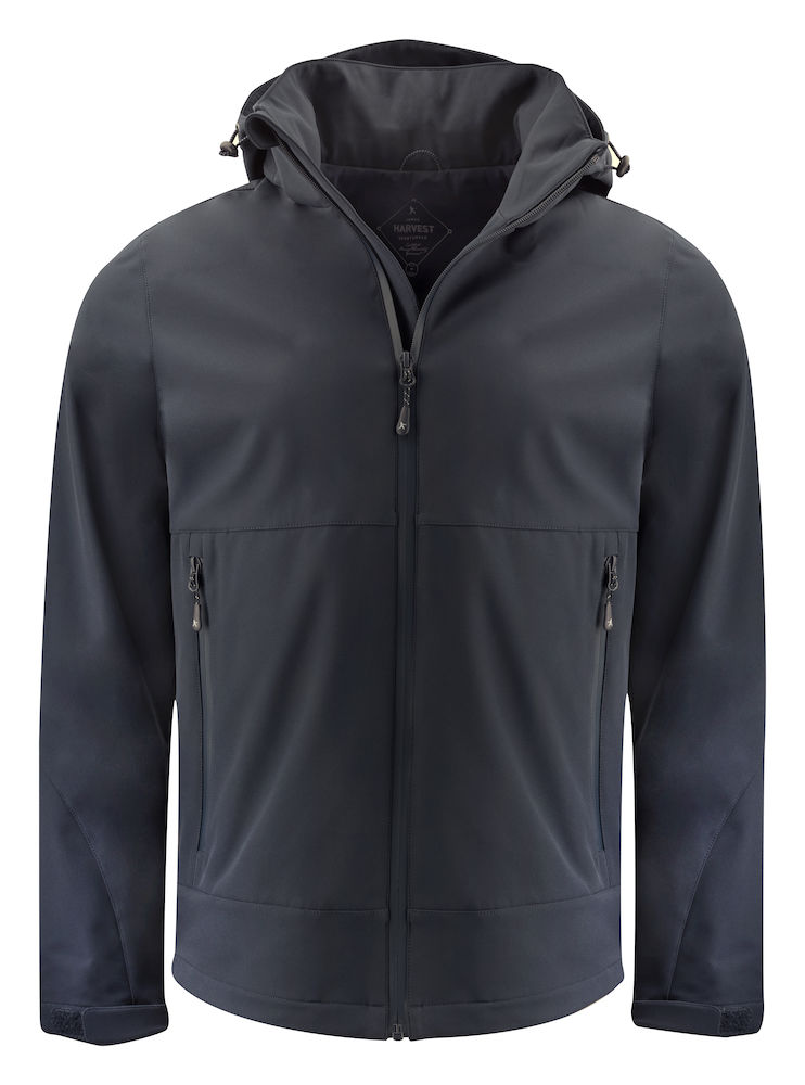 Lodgetown Softshell Dames Zwart