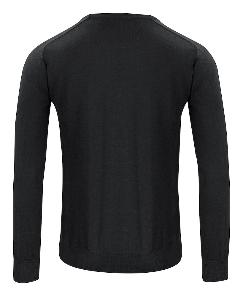 Merino V Sweater Zwart