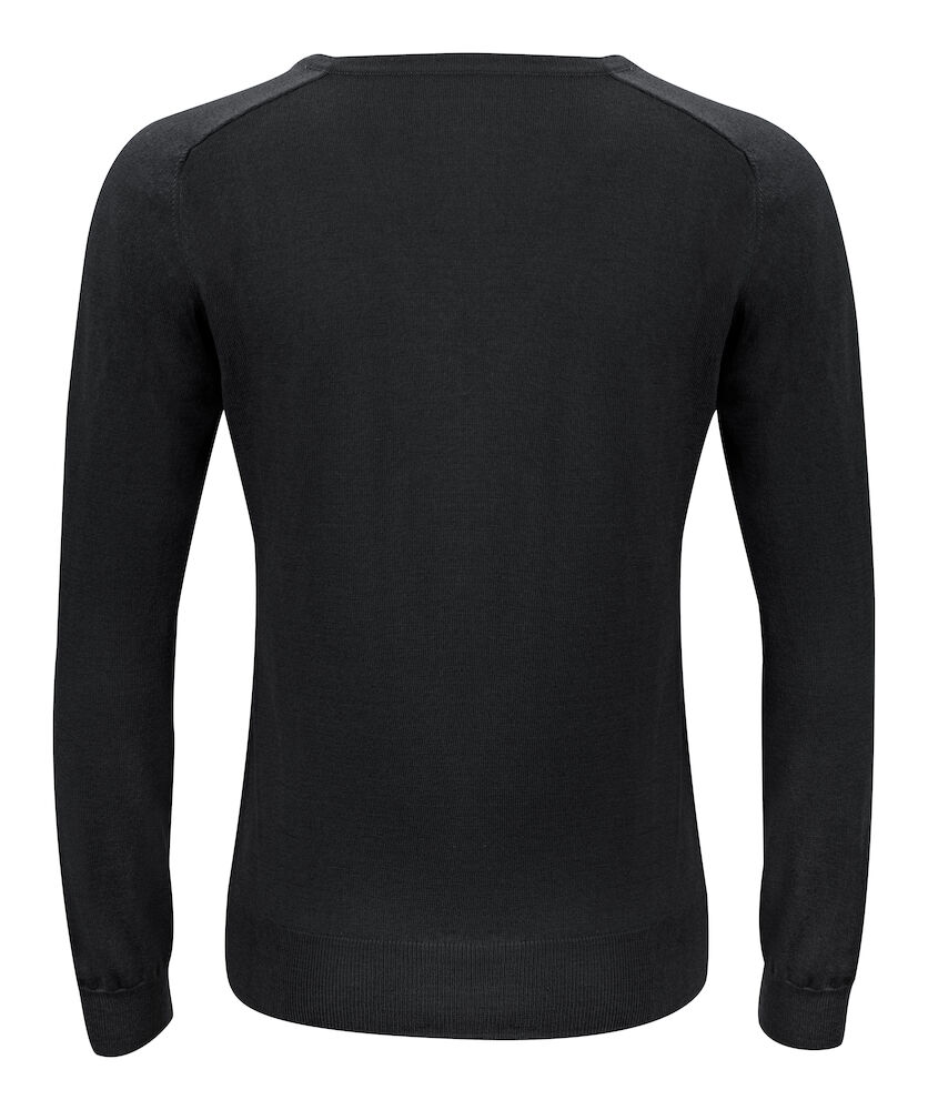 Merino V Sweater Dames Zwart