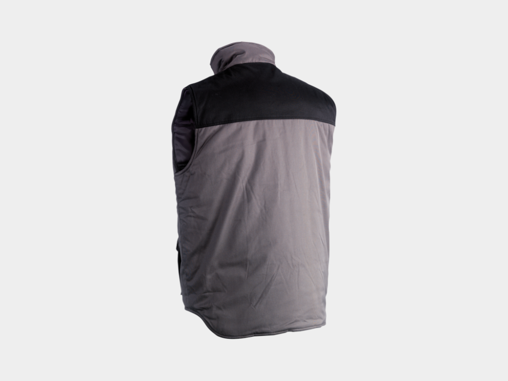 Donar Bodywarmer Grijs/Zwart