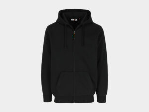 Tobin Hoody met Lange Rits Zwart