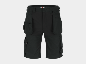 SPERI Stretch Werkshort met Holsterzakken Zwart