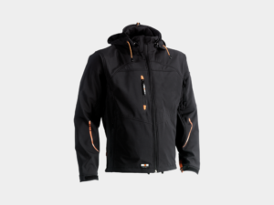 Poseidon Softshell Jas Zwart