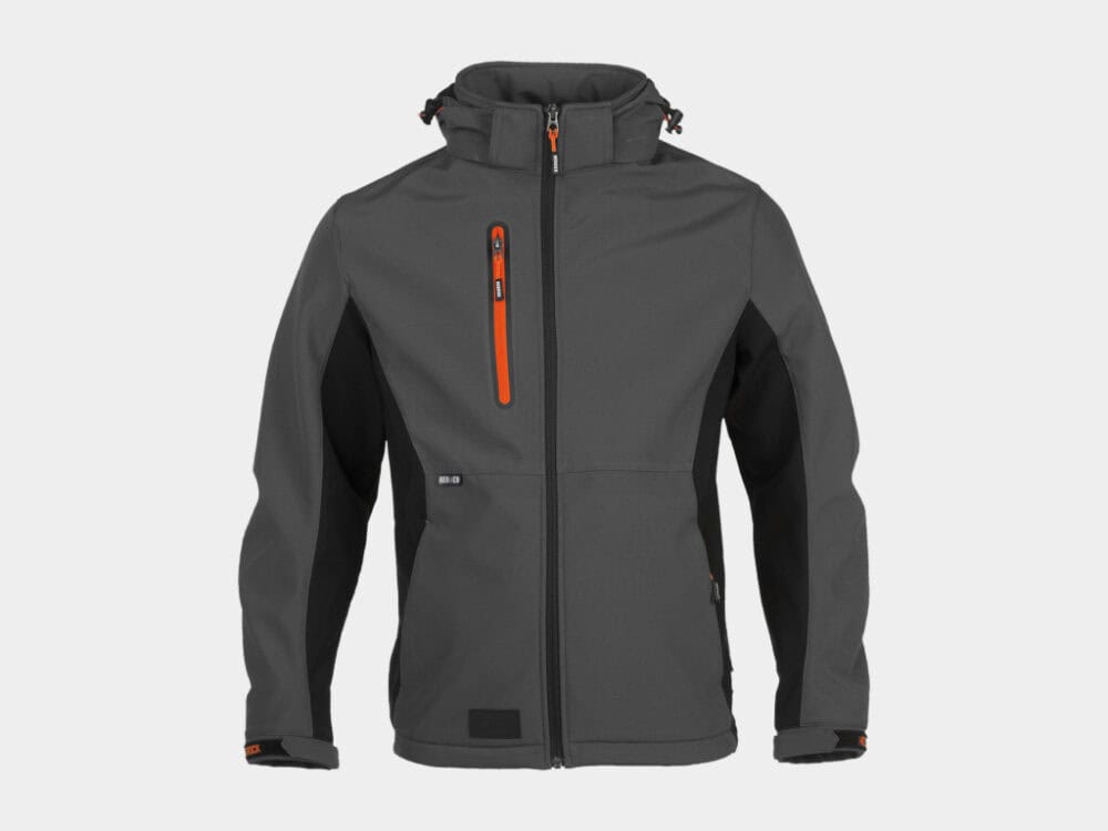 Trystan Softshell Jas Antraciet/Zwart