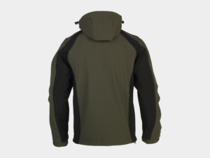 Trystan Softshell Jas Donker Kaki/Zwart