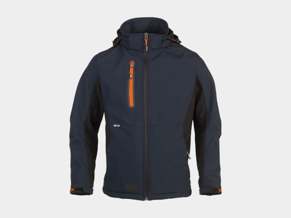 Trystan Softshell Jas Marine/Zwart
