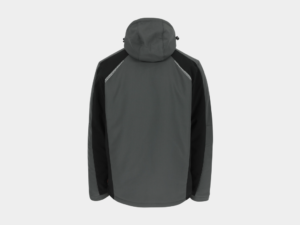 Taris Gevoerde Softshell Jas Antraciet/Zwart