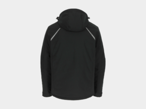 Taris Gevoerde Softshell Jas Zwart