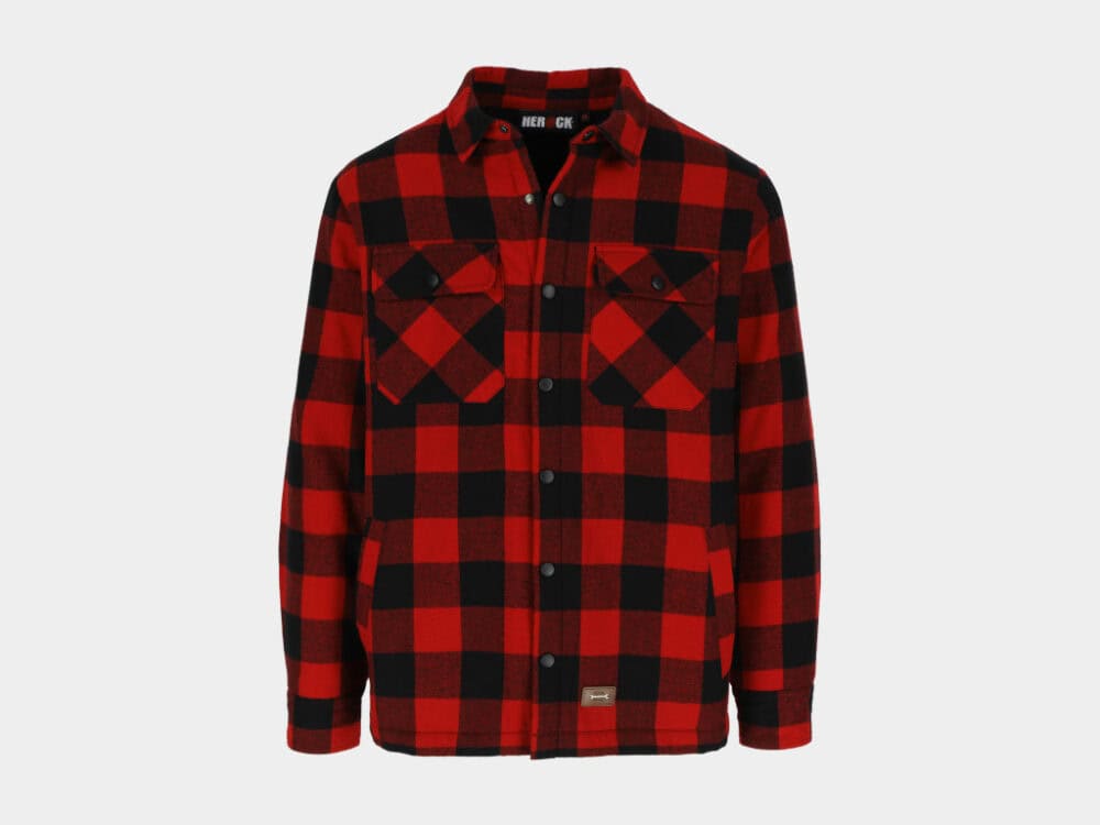 Puro Houthakkershemd Flannel Rood/Zwart