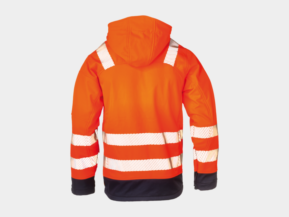 Gregor High-Vis Softshell Oranje/Marine