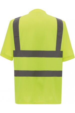 HVJ410 T-shirt Korte Mouwen Fluogeel