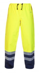 NEEDE High-Vis Regenbroek Simply No Sweat Geel/Marine