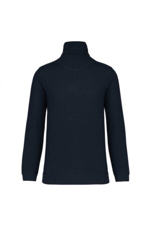 K206 Trucker - Ritskraagsweater Navy / Grey Heather