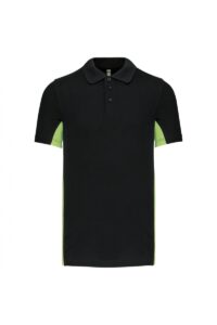 K232 Flag - Tweekleurige Polo Black / Lime