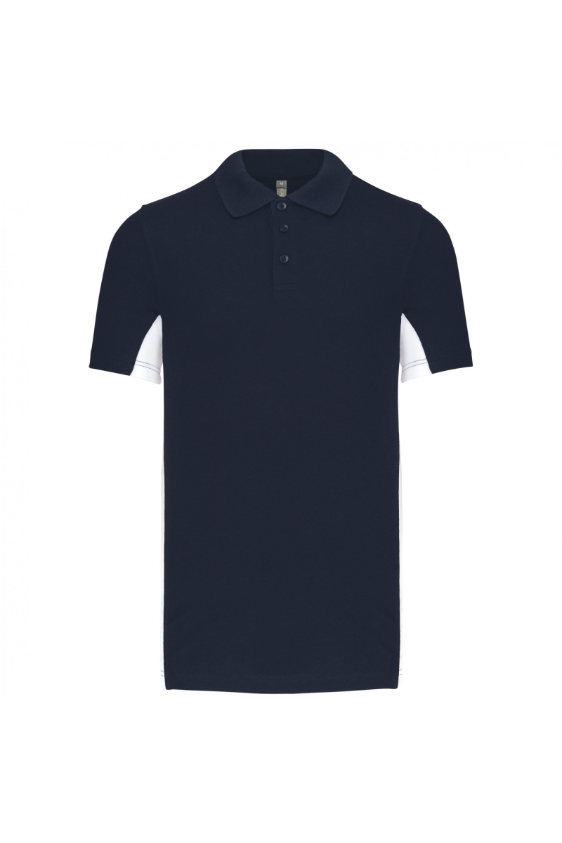 K232 Flag - Tweekleurige Polo Navy / White