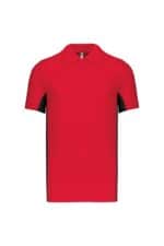 K232 Flag - Tweekleurige Polo Red / Black