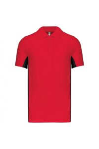 K232 Flag - Tweekleurige Polo Red / Black