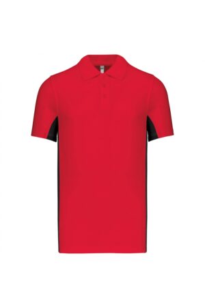 K232 Flag - Tweekleurige Polo Red / Black