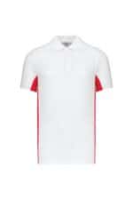 K232 Flag - Tweekleurige Polo White / Red