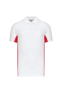 K232 Flag - Tweekleurige Polo White / Red